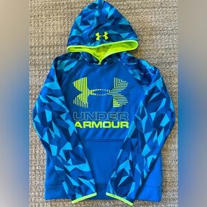 Under Armor, Boys' Armour Fleece® Big Logo Printed Hoodie, Size M